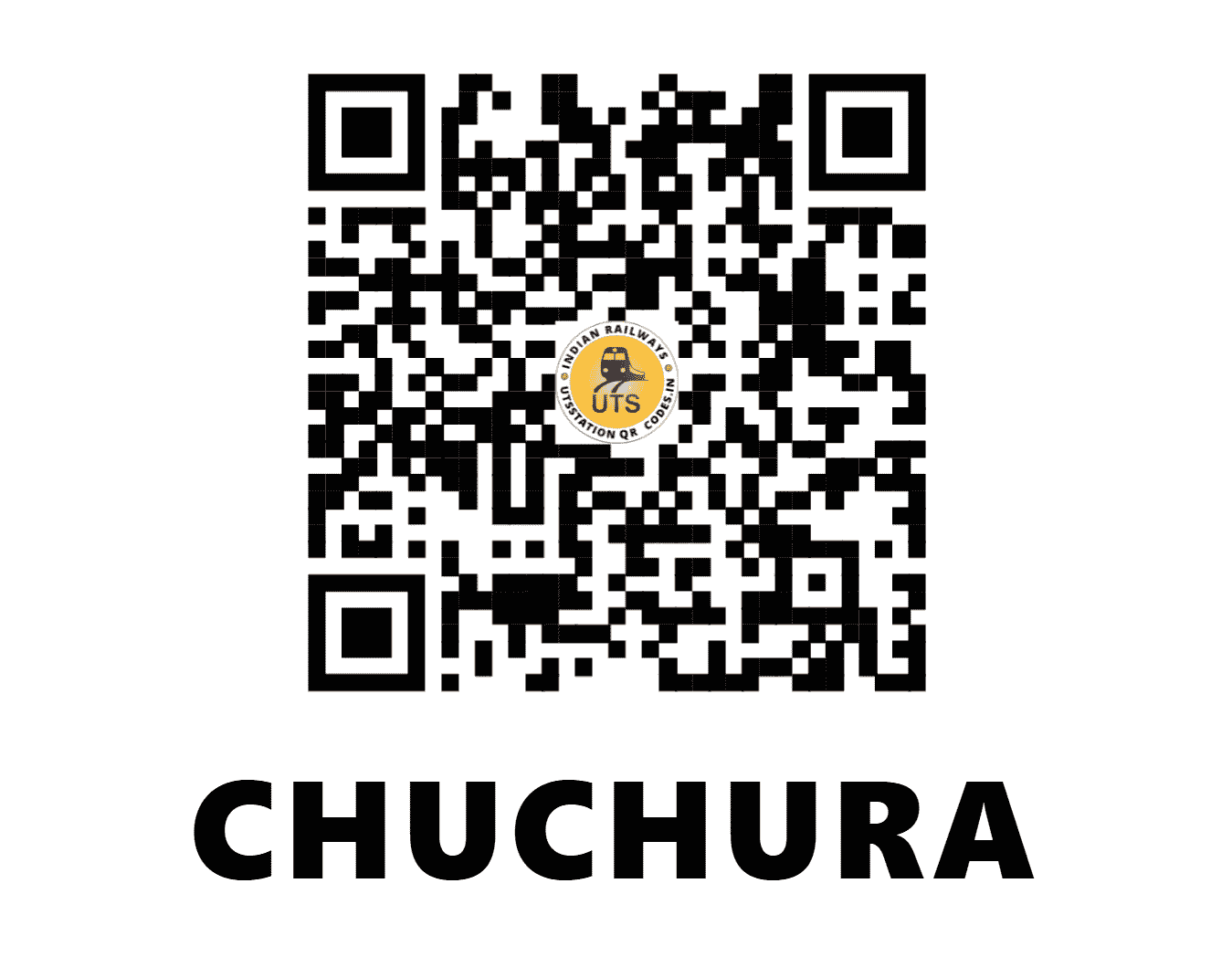 UTS QR Code for CHUCHURA - CNS - ER (WEST BENGAL)